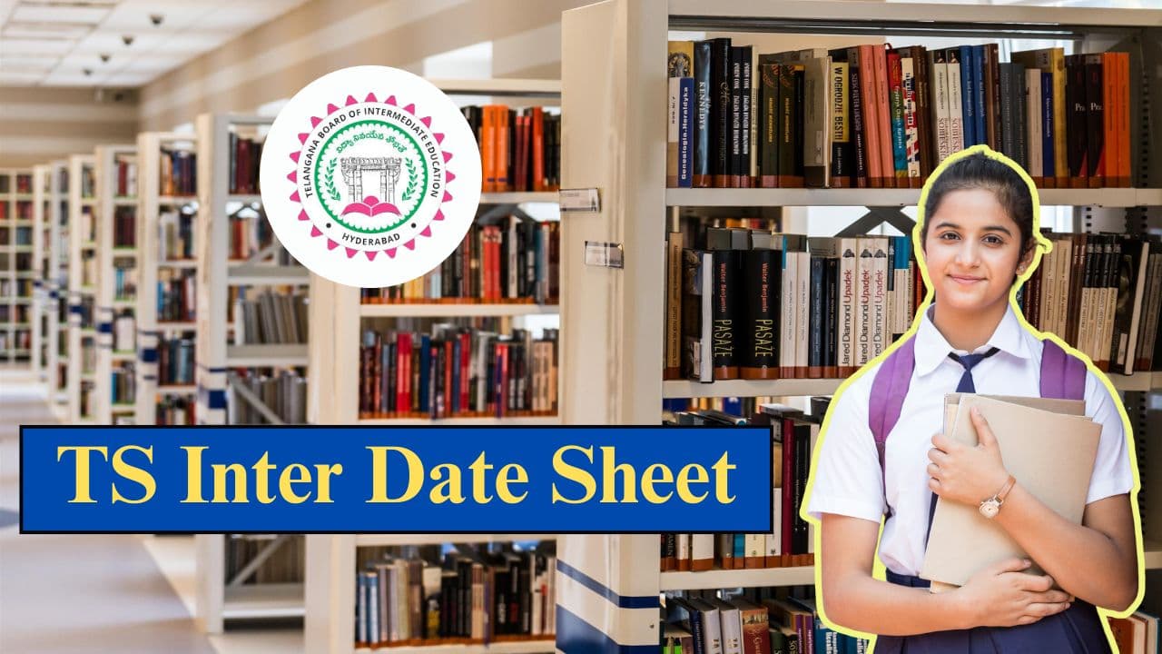 TS Inter Date Sheet 2025 for Telangana Class 12 exams, showing exam schedule details.