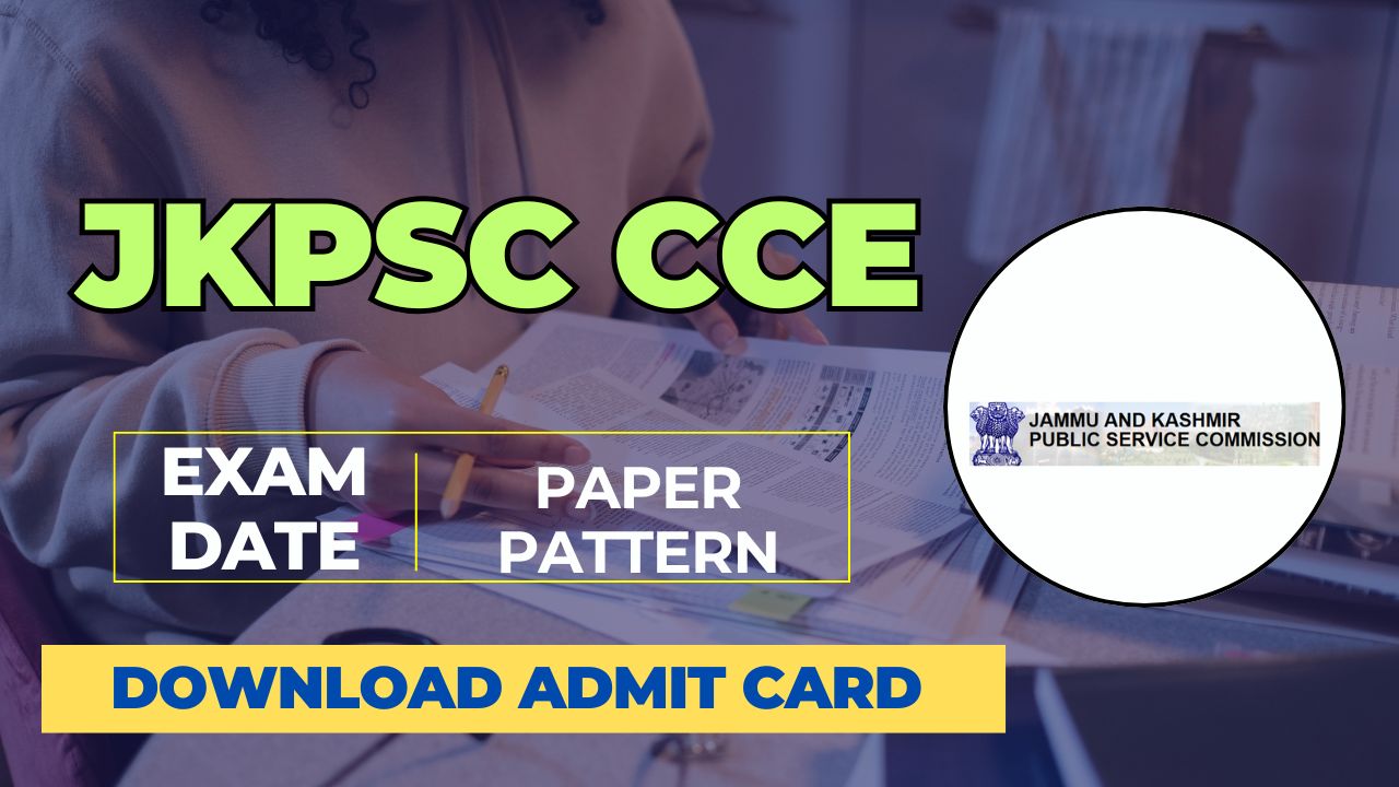 JKPSC CCE Admit Card 2025, check exam date and download link